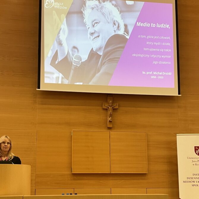 XVIII Konferencja „Etyki Mediów” w Krakowie: sesja poświęcona pamięci ks. prof. Michała Drożdża