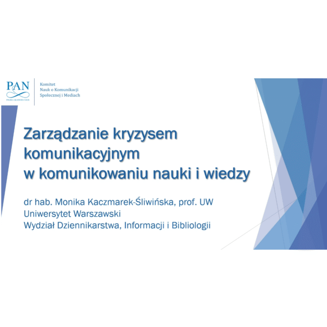 II spotkanie w cyklu „Nauka – media – komunikacja”